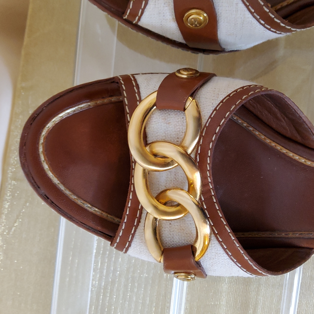 Cole Haan Slides with Chain Detail - Picture 11 of 14